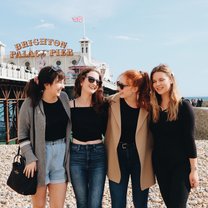Friends by Brighton Pier