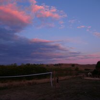 Sunset on Mangarara Farm