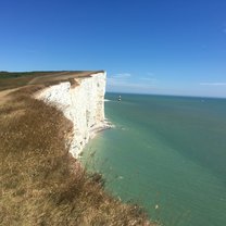 The Seven Sisters, a day hike available by short train ride from Brighton
