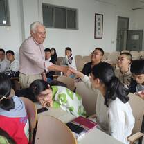 Teaching at Northwest University in Xi'an