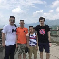 On top of the Great with Harry's Dad, Harry's Friend Jack.  On top of the Great with Harry's Dad, Harry's Friend Jack.