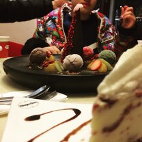 Harry (13) This is Harry (13) eating his favorite food.