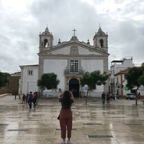 My friends and I sightseeing in Lagos, Portugal.