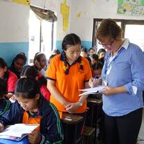 Teach Nepalese students