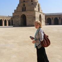 At Ibn Touloun Mosque in Cairo.