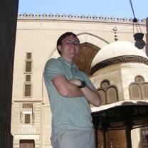 At Sultan Hassan Mamluk mosque which is the icon of Islamic Mamluk architecture world wide.