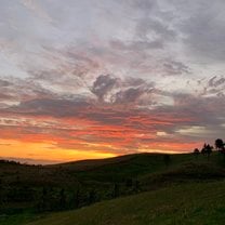 Sunset in Fiji