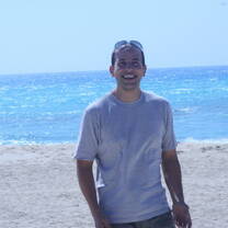 White sands of the northern coast west of Alexandria.