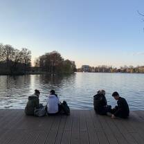 Relaxing on the Spree by Treptower Park