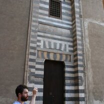 One of our Islamic architecture students working with Agha Khan organization in renovating some sites.