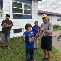 Work with children on Rosebud