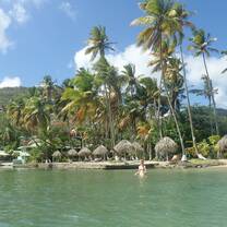 Tropical beaches of St. Lucia