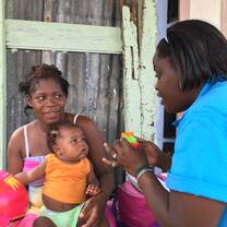 Work with moms and children 