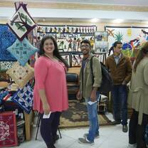 Arabic junior teachers of Brazil on TAFL training program at Hedayet Institute 2013 during their break in the market.