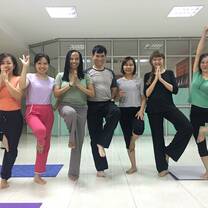 Enjoy free time with students, like in yoga class