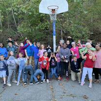 Volunteer team with after school program in West Virginia