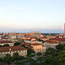 The University of Texas at Austin Aerial campus view