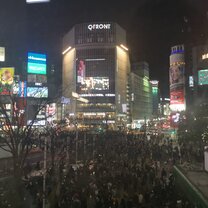 Shibuya Crossing by night Shibuya crossing Tokyo