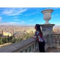 Views do Barcelona from Montjuïc 
