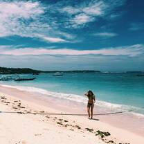 A beach in Bali