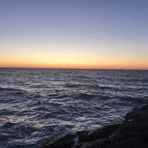 Sunset by Rosh Hanikra