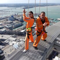 sky tower  An amazing day filled with adventure. Bungy jumping in the morning, hiking Rangitoto in the afternoon and finishing the day with the Sky Tower. All done with my dad thanks to Global for getting him on the same flight as me as well as a returning flight home and arranging him in all the activities Auckland has to offer.