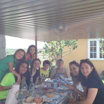 Lunch with host family and friends