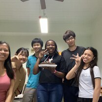 On my birthday with classmates 😍 Good moments