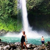 Waterfall in arenal