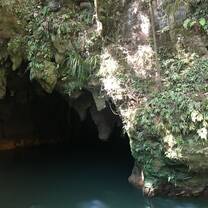 A cave we toured on the North Island
