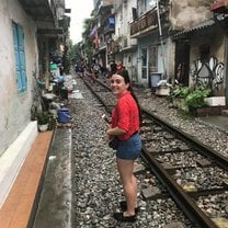 On Hanoi's "Train Street"