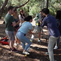 CYA Students conducting archaeological research