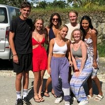 These are people I met in the volunteer house 