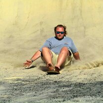 Sandboarding Me sandboarding