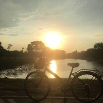 Cycling.