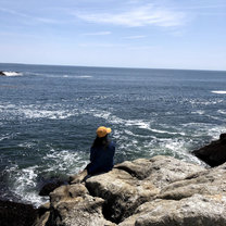 Taking in the beauty of the sea!