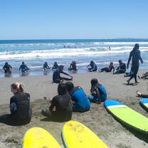 It's important for our students and team to review safety measures before getting in the water.
