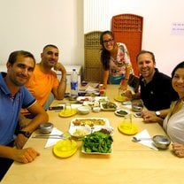 With some of my students from the French Institute, Jordan