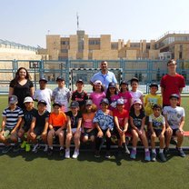 With some of my students from the ICS, Jordan