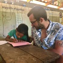 Helping in class