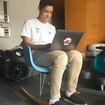 This is me programming in ROS