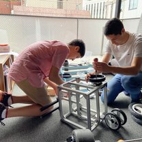 Building the Robot We made this robot from scratch, printing parts as needed.