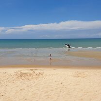 An amazing empty beach in Rayong