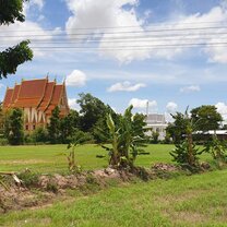 beautiful temple near Surin