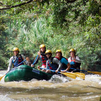 Whitewater rafting
