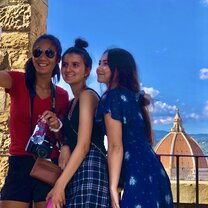 Students overlooking the Duomo Students overlooking the Duomo