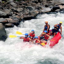 Whitewater rafting