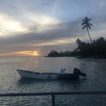 Picture from the sunset cruise, this was after we got off the boat of the beach. 