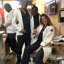 Orthopedic ED doctor, student, student 