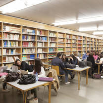 Students in the UPF library
